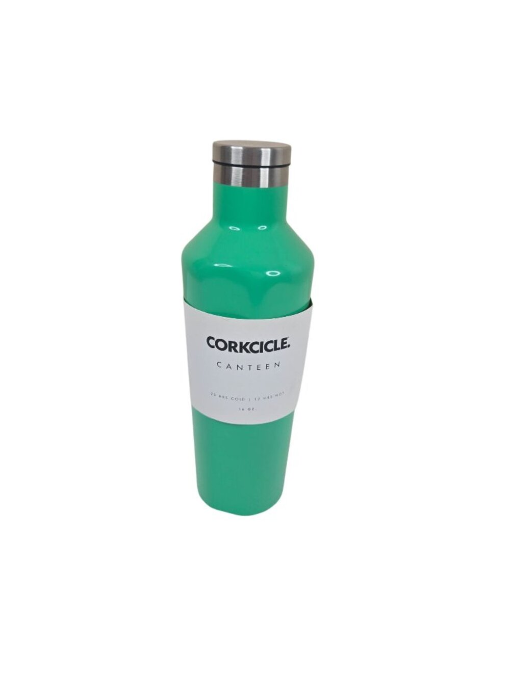Corkcicle Canteen 16 Oz Caribbean Green Stainless Steel Thermal Bottle